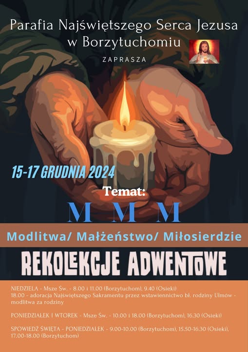 REKOLEKCJE ADWENTOWE 15-17.12.2024